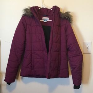 Women's Faux Fur Columbia Winter Jacket